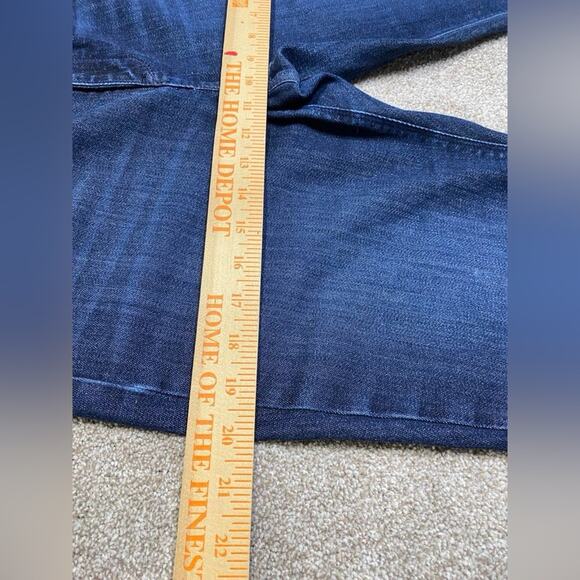 J. Jill high rise straight jeans 8 dark wash stretch luxurious comfy silknsoft - Picture 13 of 14